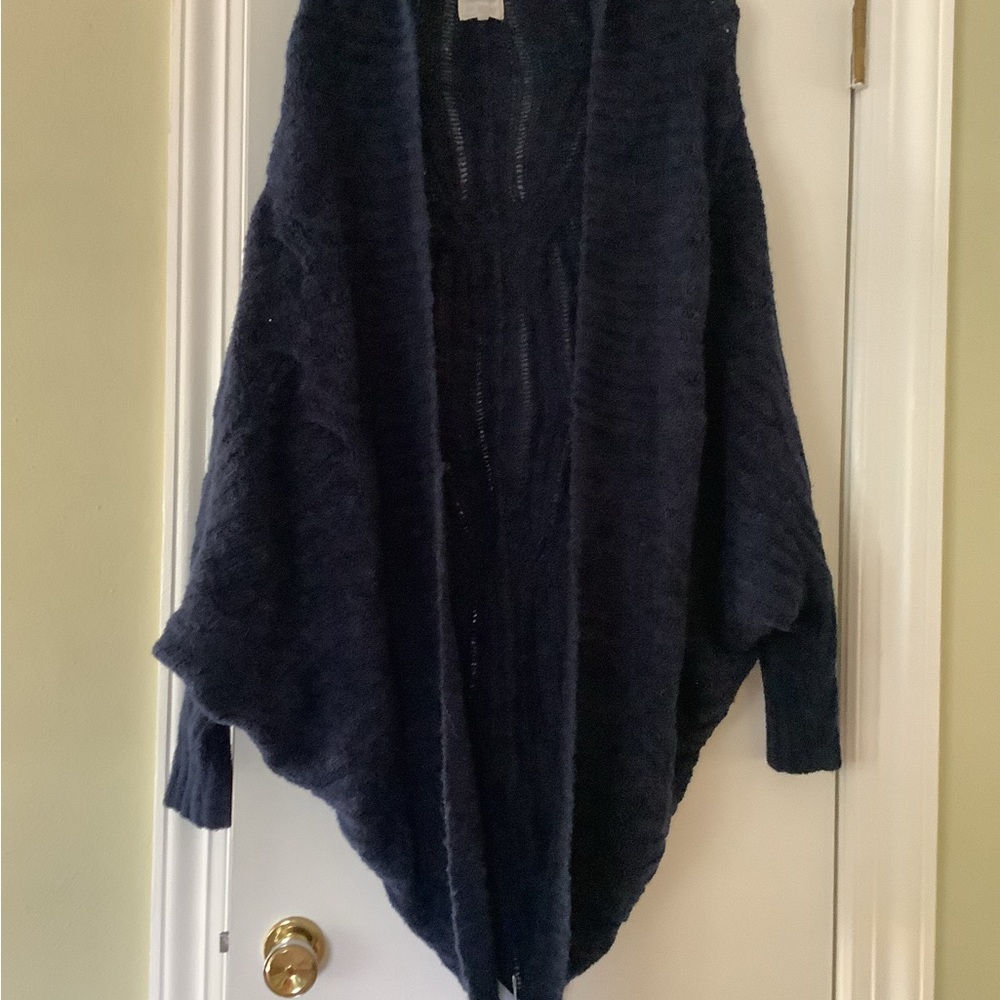 Lou and Grey Batwing Sweater Navy Small